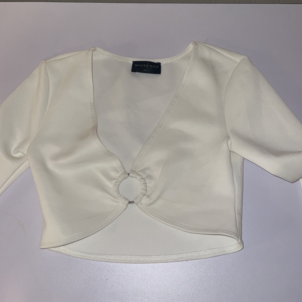 WHITEFOX white crop top